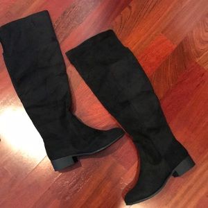 Bonnibel Thigh High Black Boots